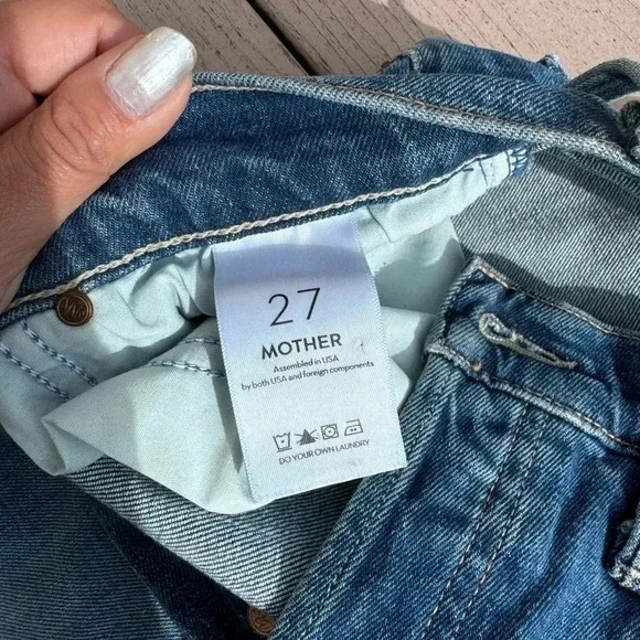 Mother The Tomcat Ankle Fray Jeans in globe trotter 27 - Picture 9 of 12